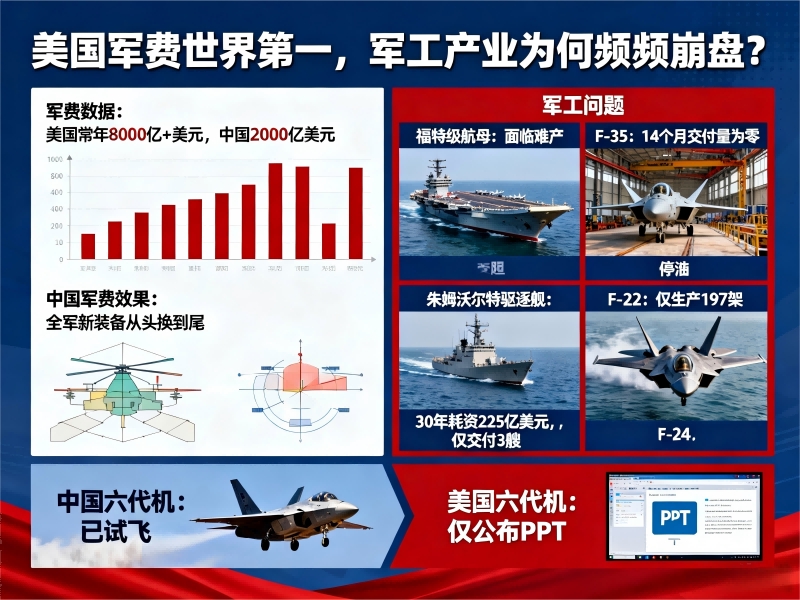美國軍費世界第一，為何軍工產業卻頻頻崩盤？-59愛分享